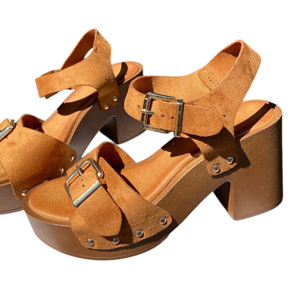 Women's Sandals Summer Platform High Heels Buckle Straps Pumps Party Sho…